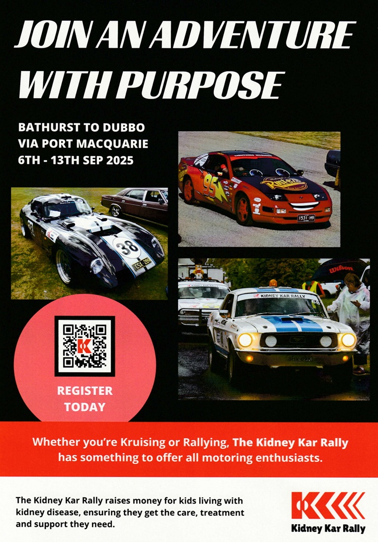 Kidney Kar Rally poster